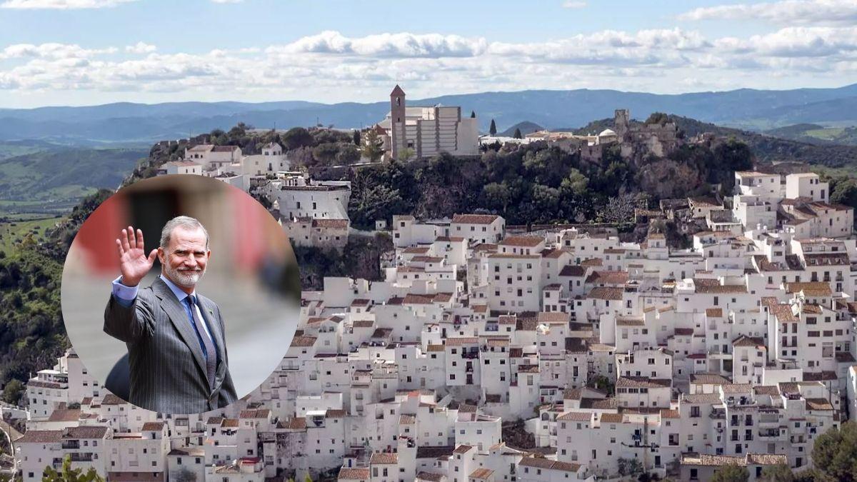 El rey Felipe VI asiste a una boda en el pueblo de Málaga considerado de los más bonitos de España: "Bailó con todos"