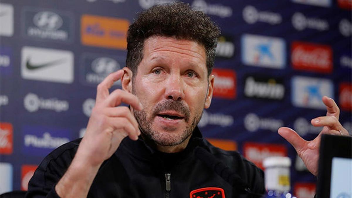 Simeone: A mí dame el VAR; antes no había mucha justicia