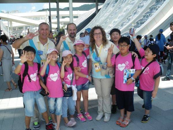 Fotogalería de los voluntarios de Expo Yeosu 2012