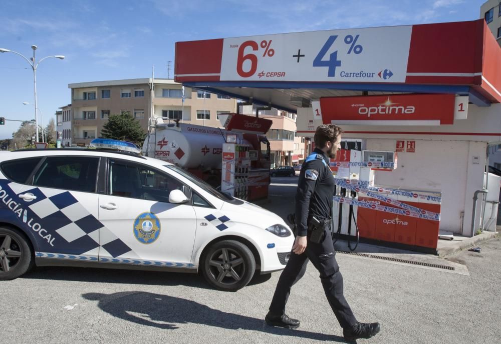 Inspección en la gasolinera de Santa Cruz