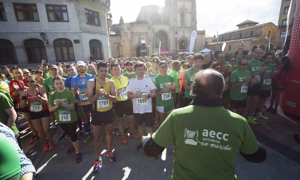 Carrera contra el cáncer en Oviedo