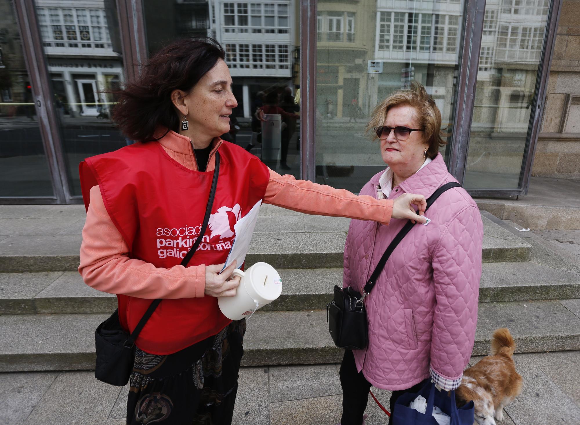 Lectura del manifiesto y acto central en A Coruña por el Día Mundial del Parkinson