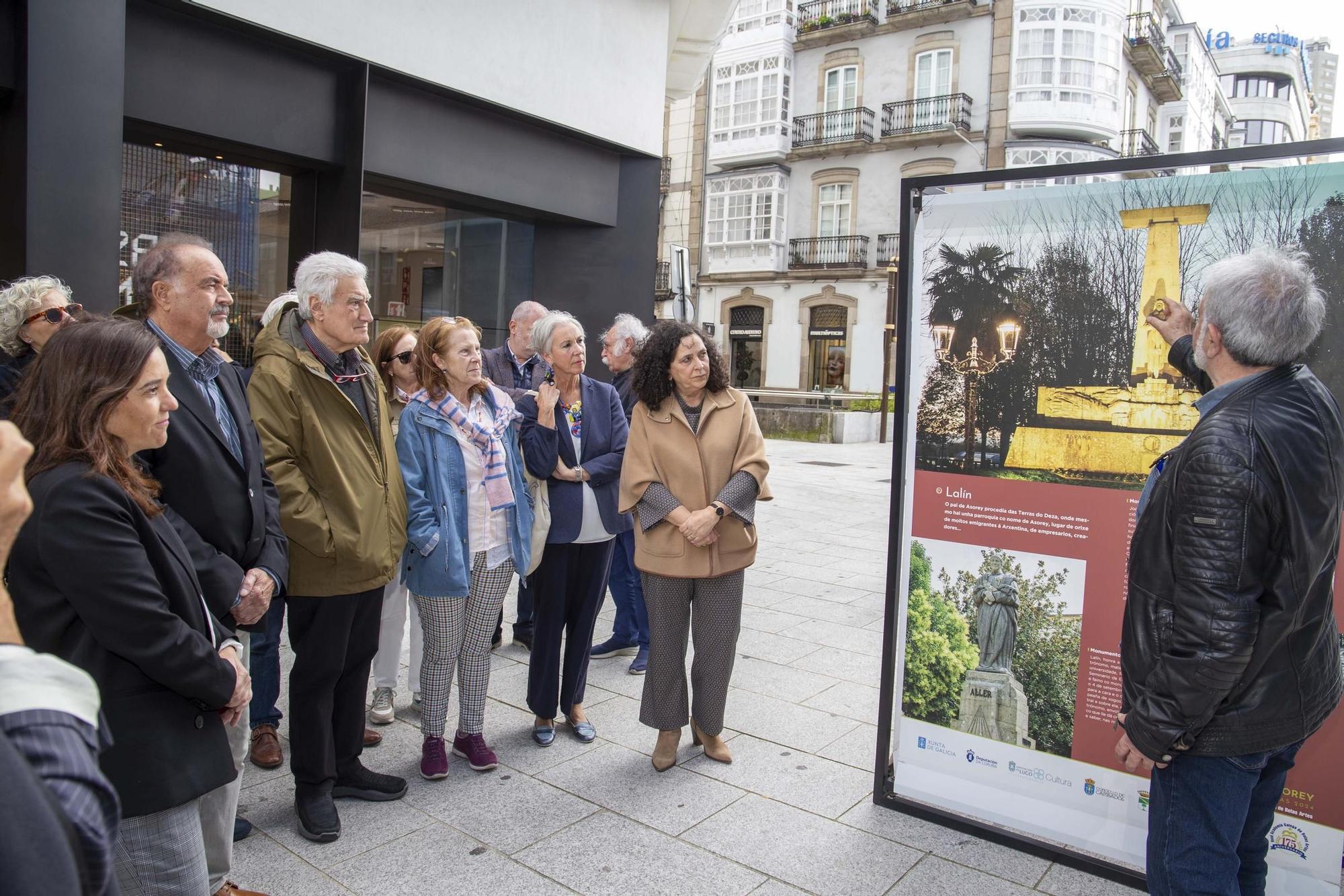 Exposición &#039;Os vieiros de Asorey&#039; en la plaza de Lugo