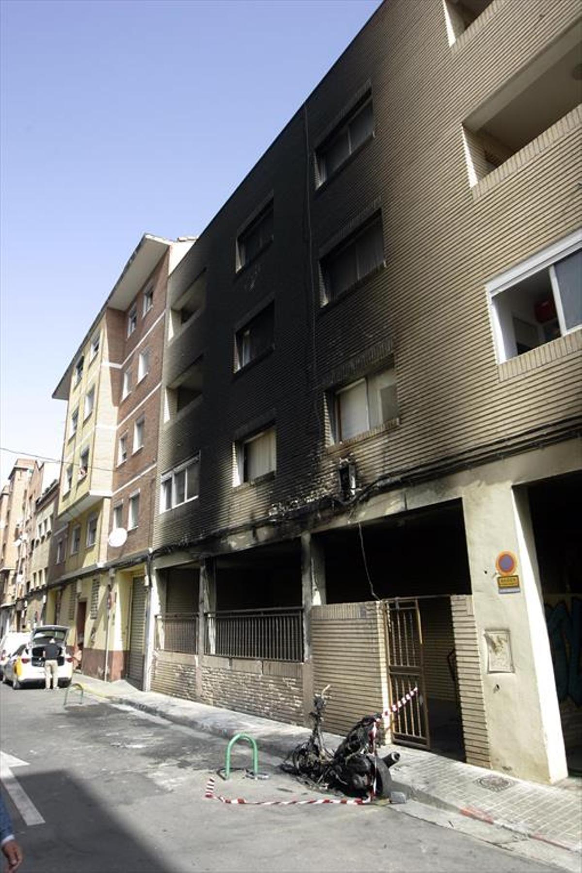 La Policía investiga una nueva quema de contenedores