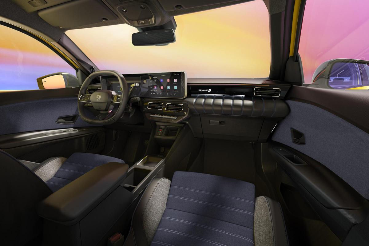 Interior del nuevo renault 5 E Tech