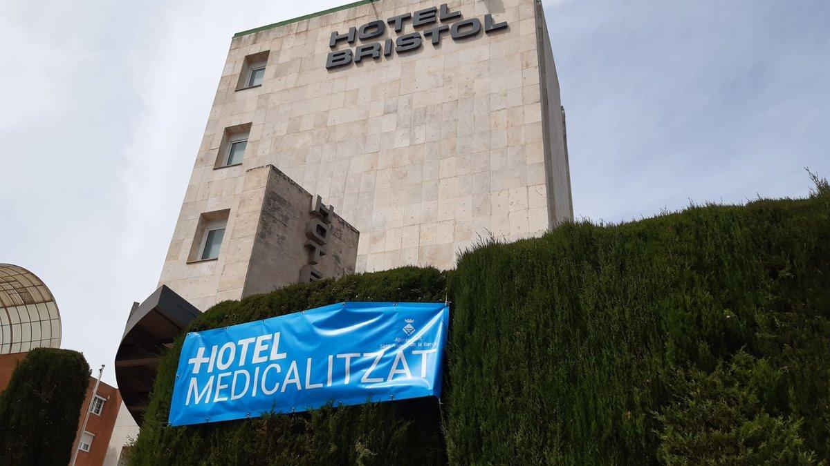 El hotel medicalizado en Sant Andreu de la Barca.