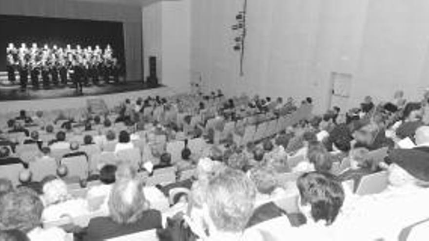 El concierto del Orfeón de Mieres.