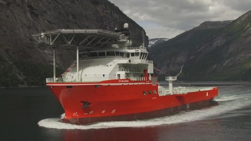 El &quot;SS Nujoma&quot;, barco adquirido el año pasado.