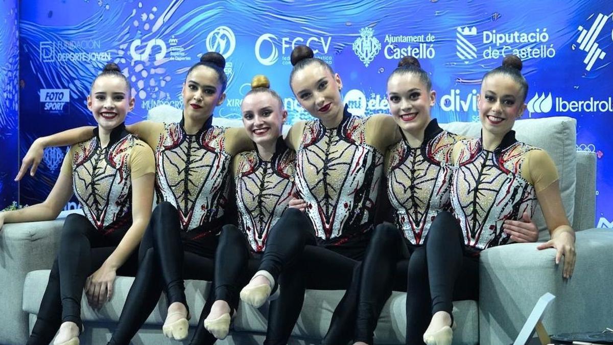 Club Mabel Manuela Belda se proclamó subcampeón de España en el Campeonato Nacional de Conjuntos de Nivel Absoluto.