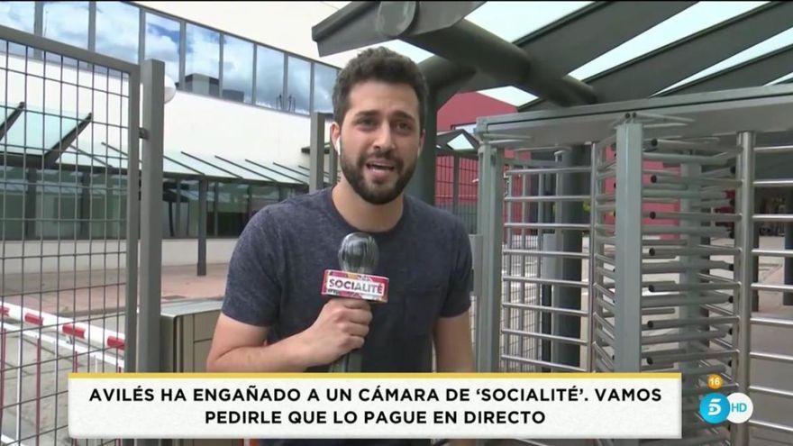 Un reportero de Socialité sale corriendo en pleno directo: &quot;No puedo respirar&quot;