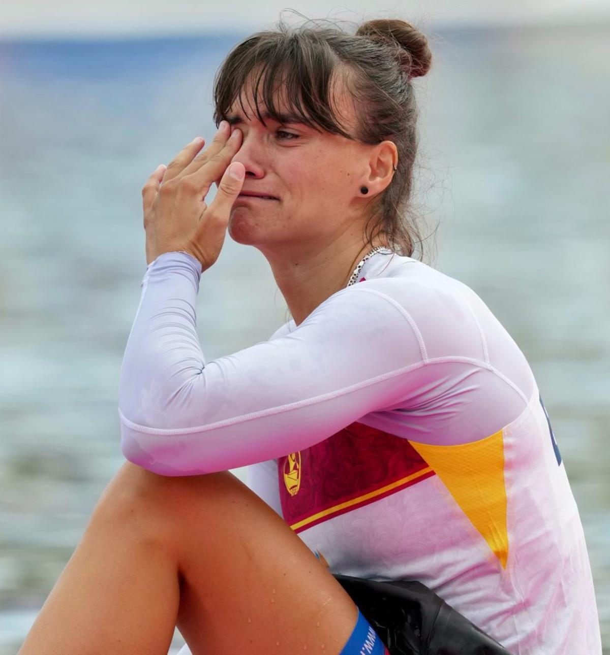 Por la derecha, Sara Ouzande, Frederikke Moercke y Anna Lucz, ayer, en el podio de Poznan. | RFEP