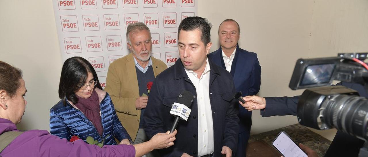 La cúpula del PSOE se vuelca con Alejandro Ramos en su candidatura a la alcaldía de Telde