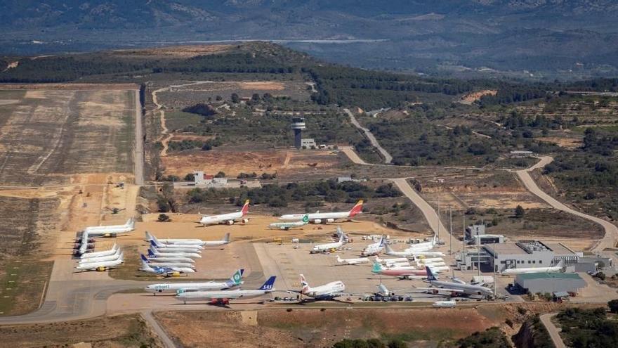 Imagen aérea del aeropuerto de Castellón.