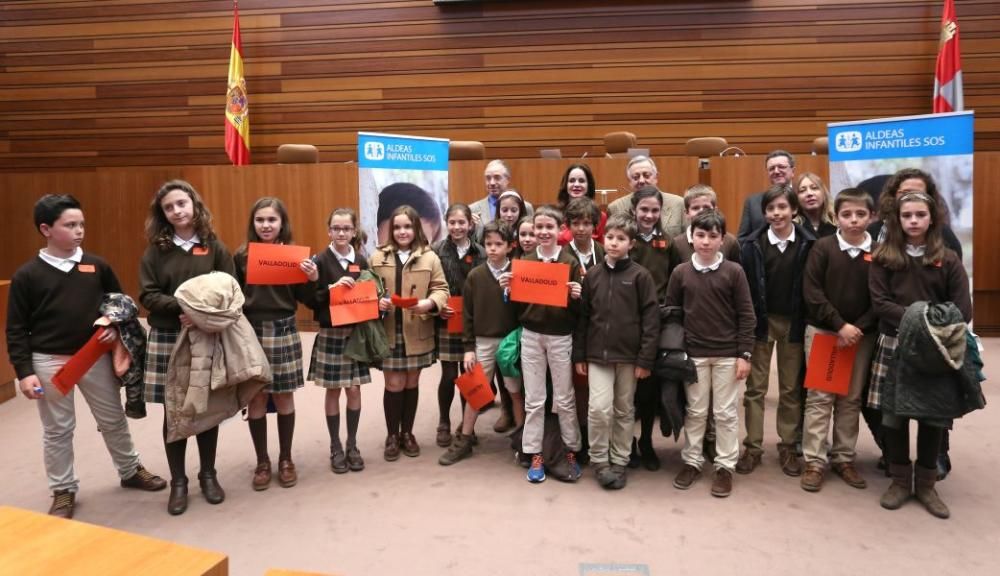 Escolares de Castilla y León en Las Cortes