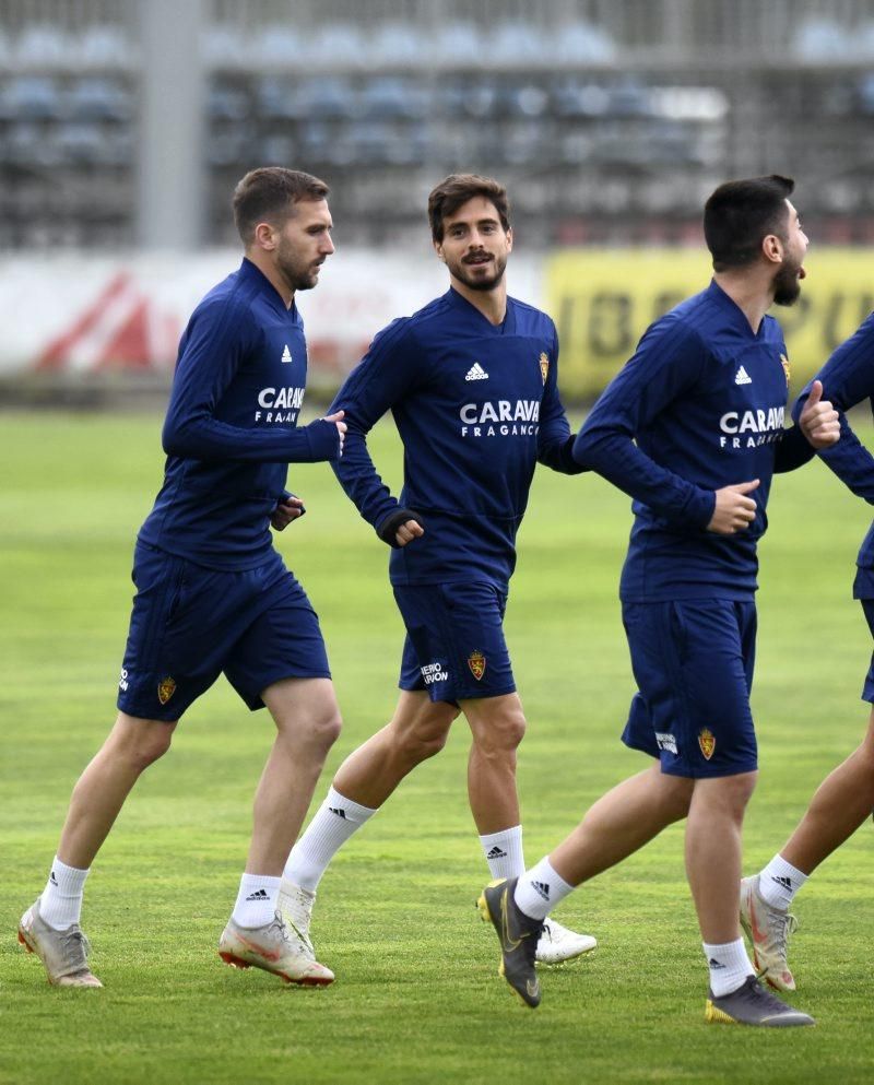 El Zaragoza se entrena