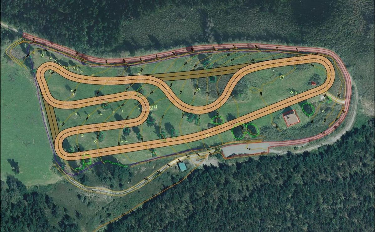 Una infografía recreando el circuito.