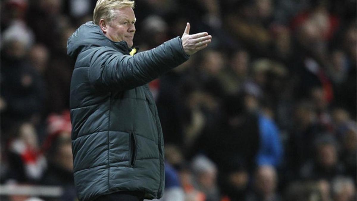 Ronald Koeman, mejor entrenador de la Premier League en enero