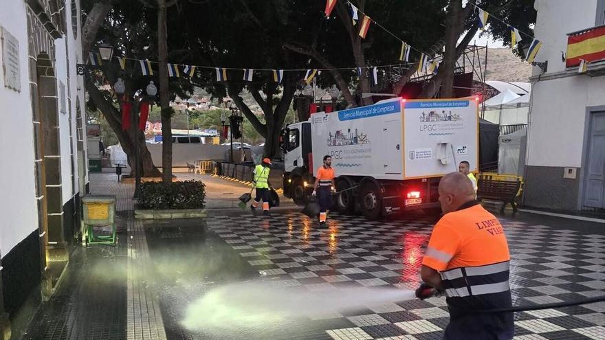 De los festejos a la limpieza: la jarana en San Lorenzo deja 14 toneladas de residuos