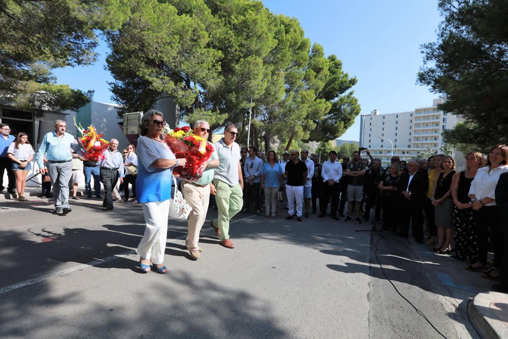 Calvià rinde homenaje a los dos guardias civiles fallecidos hace nueve años en un atentado de ETA