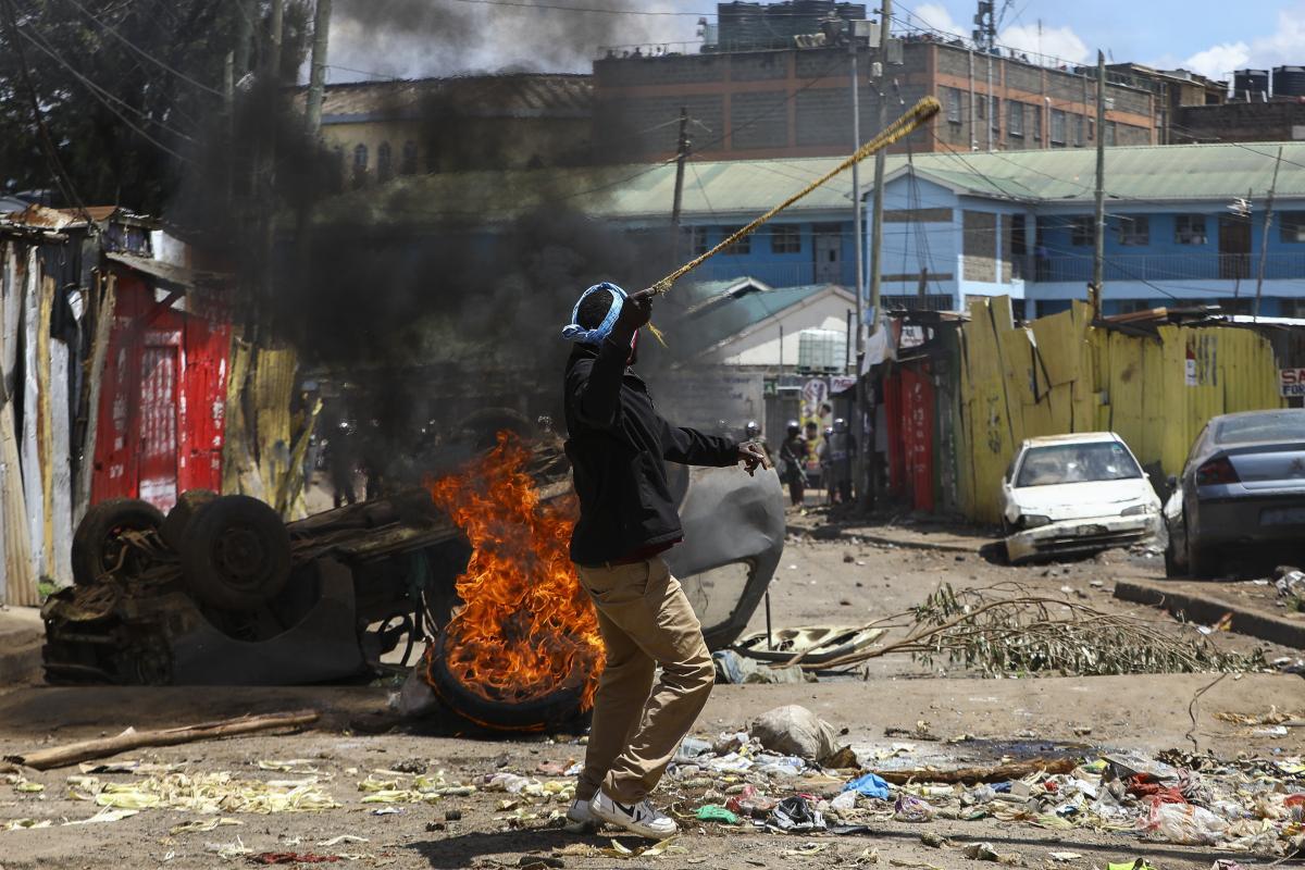 Protestas en Kenia contra el mandato del presidente Ruto