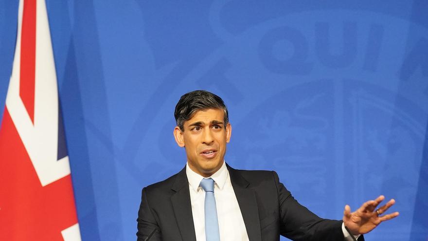 El primer ministro de Reino Unido, Rishi Sunak.