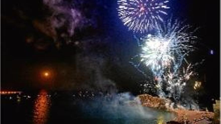 Un moment del Concurs Internacional de Focs, l&#039;any passat a BLanes.