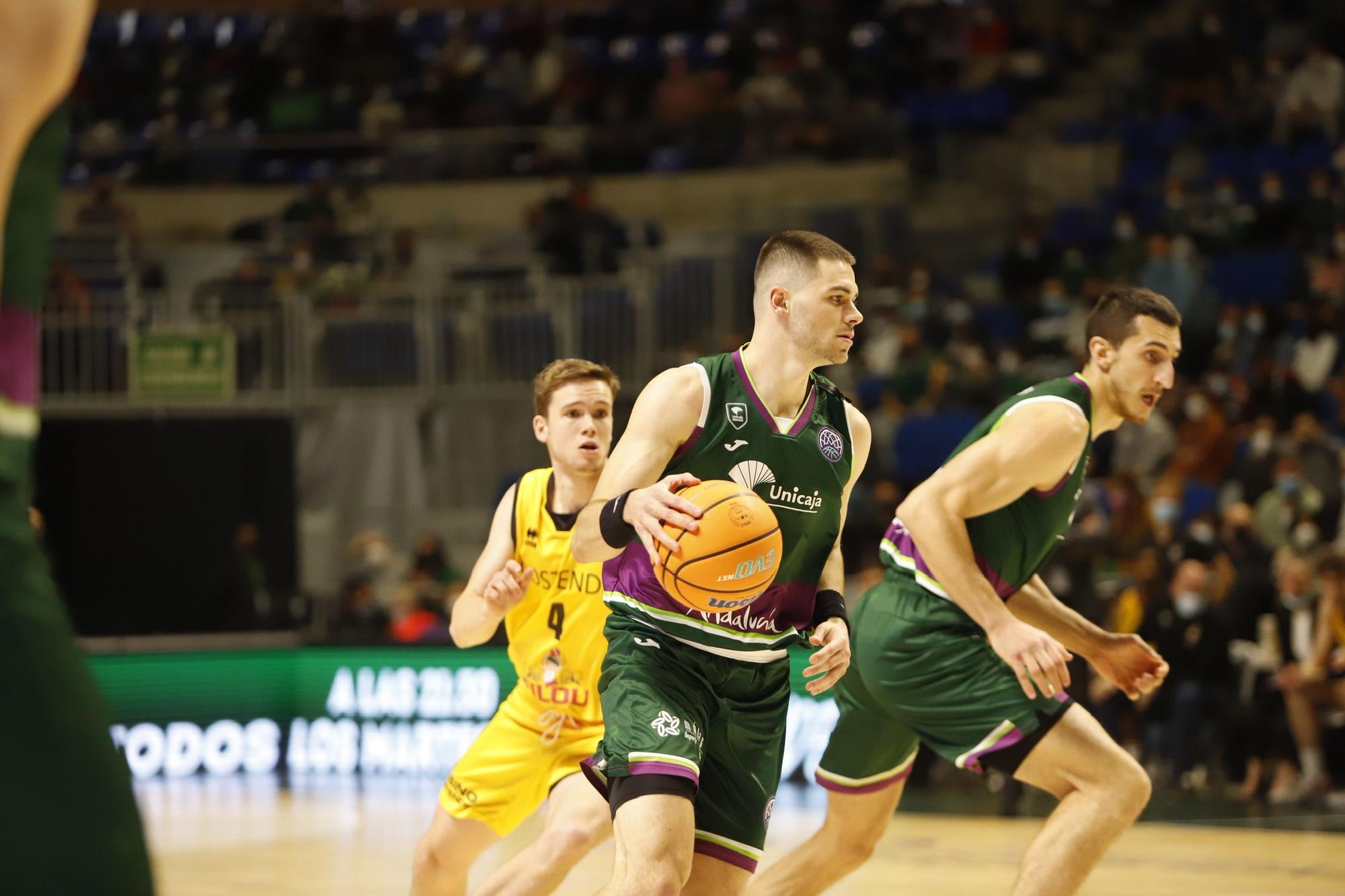 Las imágenes del Unicaja - Filou Oostende de la BCL