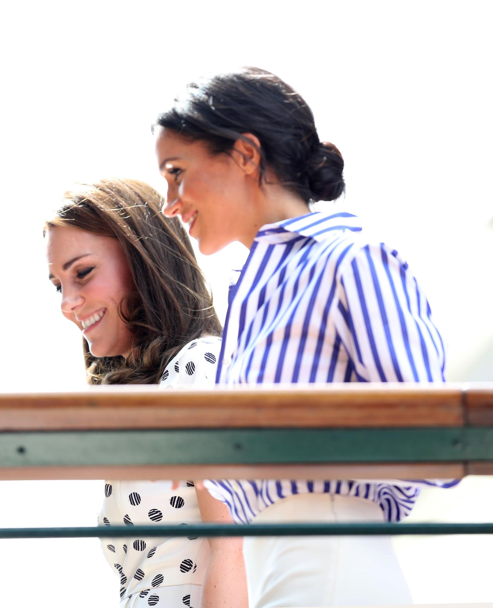 Kate Middleton y Meghan Markle, juntas en Wimbledon