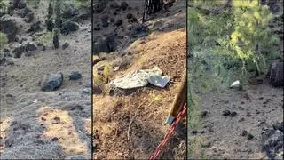Falta de conciencia medioambiental: el monte de Tenerife aparece nuevamente lleno de basura