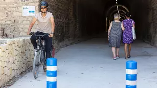 Freno a los Ferraris en la Vía Verde de Alicante