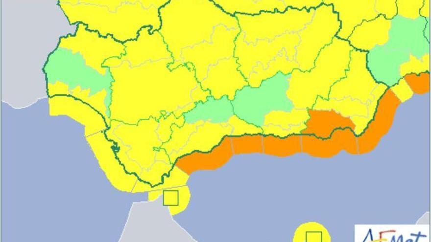 Previsión de Aemet para mañana en Andalucía.