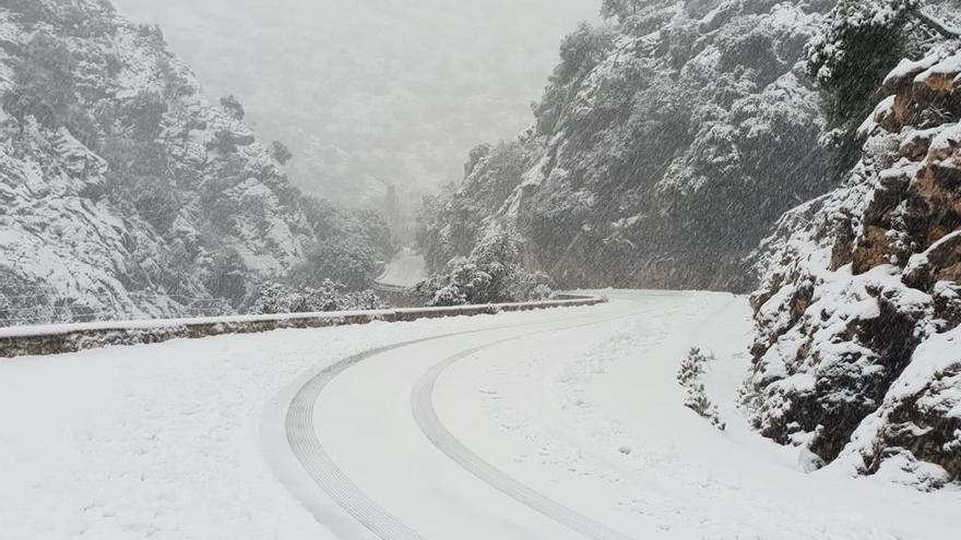 FOTOS | La nieve cubre la Serra de Tramuntana