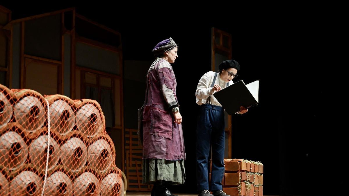 Un pase anterior de la obra.