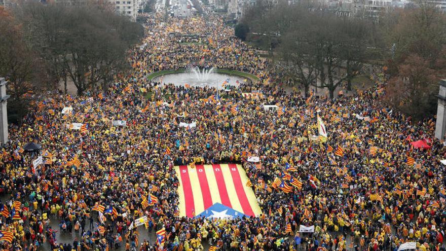 La manifestació de Brussel·les