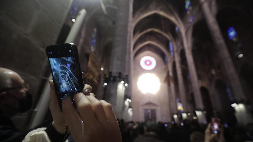 La &#039;Festa de la Llum&#039; en la Catedral de Mallorca la Candelaria de 2022