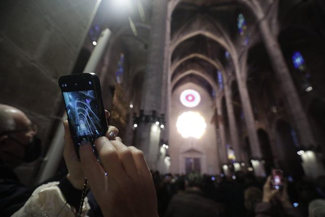 La 'Festa de la Llum' en la Catedral de Mallorca la Candelaria de 2022