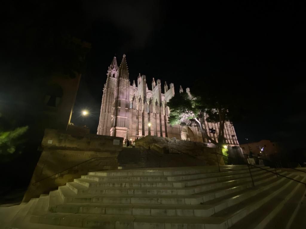 FOTOS | Así es la nueva iluminación de la Seu de Mallorca
