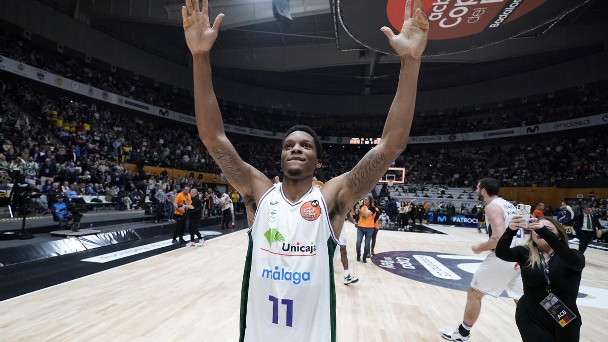 Tyson Carter volverá al Unicaja la próxima temporada.