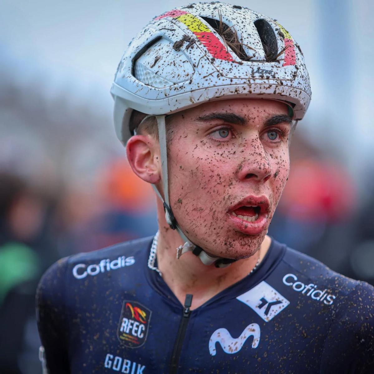 Benjamín Noval en el Mundial de ciclocross de Hulst