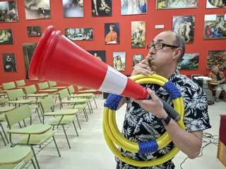 En imágenes: los artistas toman el instituto Elisa y Luis Villamil, de Vegadeo