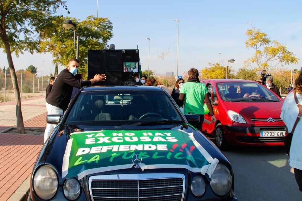 Una marcha teñida de verde y blanco para defender "el bien común"