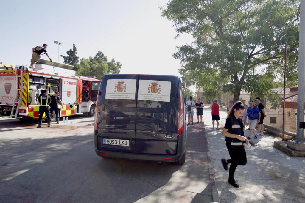 Encuentran muerto a un vecino de Lorca desaparecido encajado en el hueco entre dos casas