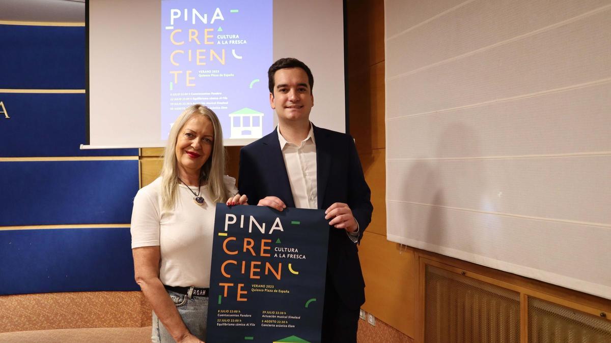 Presentación del cartel del ciclo cultural &quot;Pina creciente&quot;
