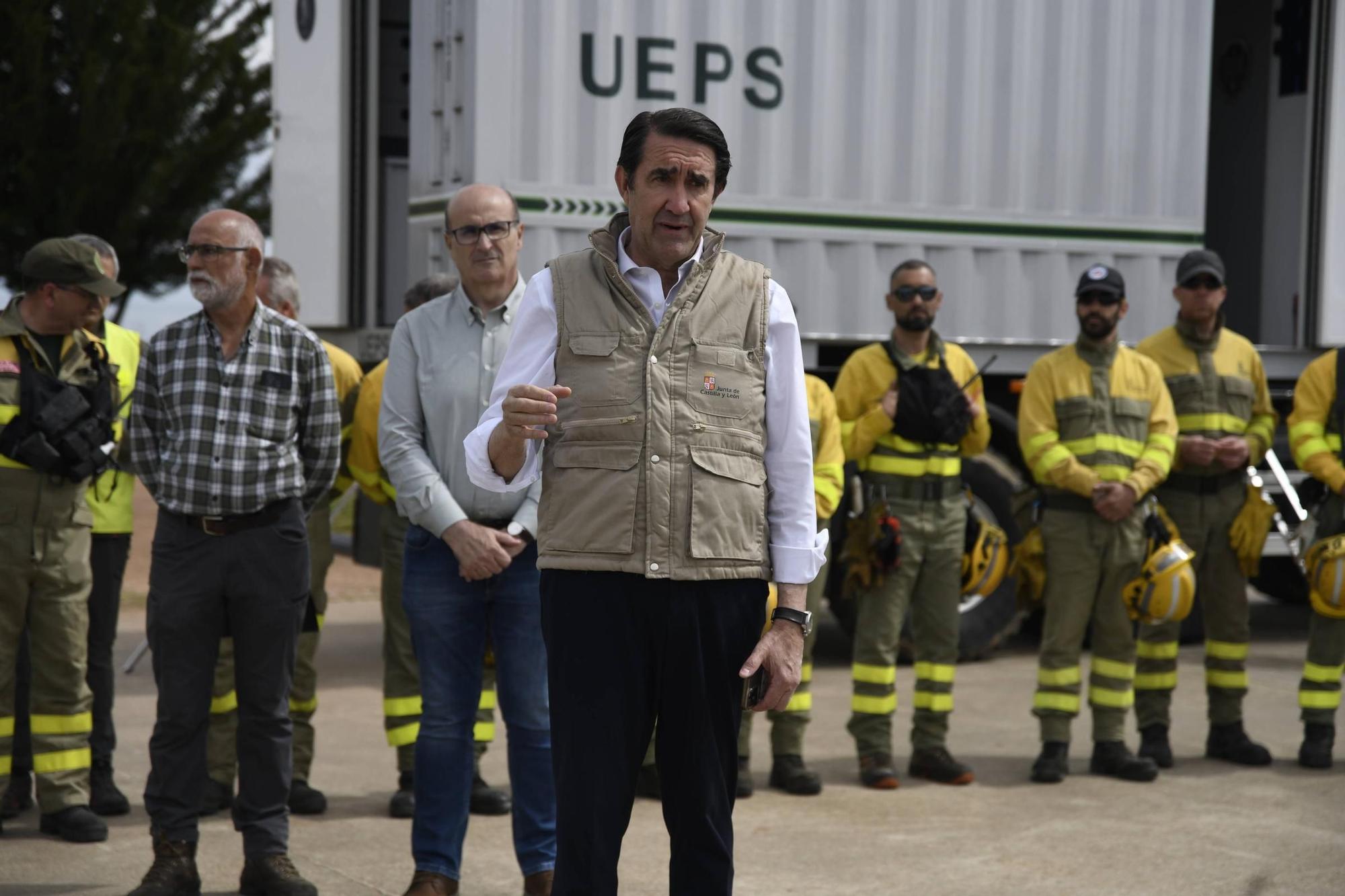 Así ha sido el simulacro forestal transfronterizo desplegado en Aliste
