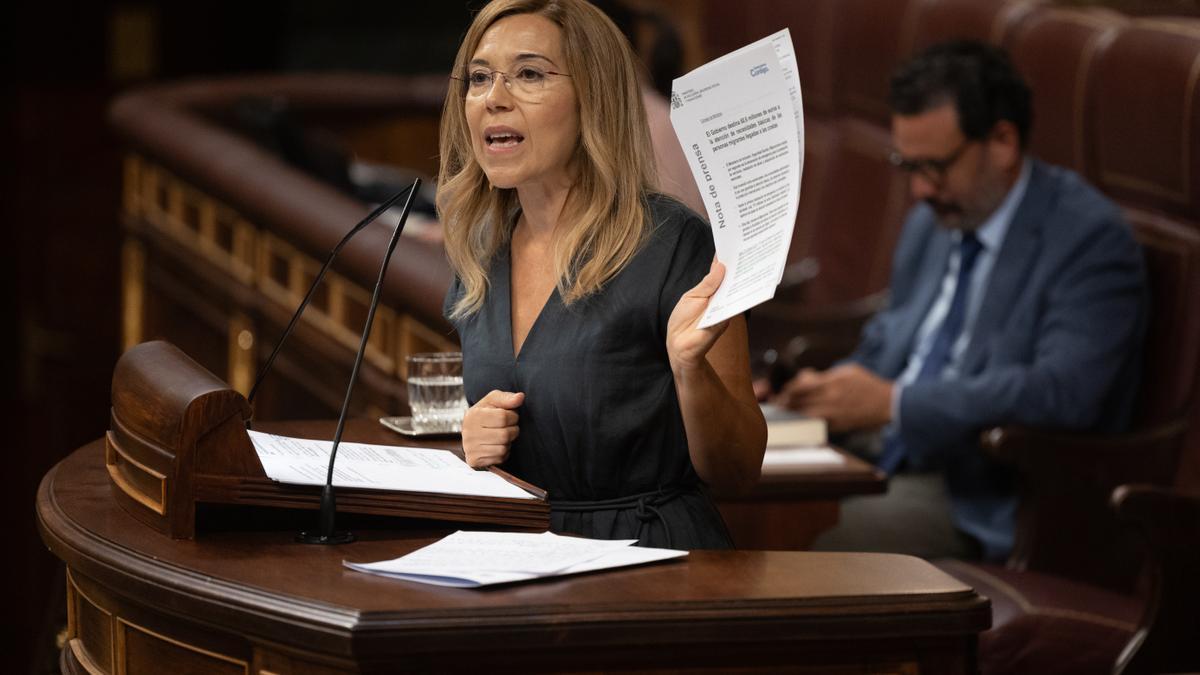 La diputada del PP Ana Alós en el Congreso de los Diputados