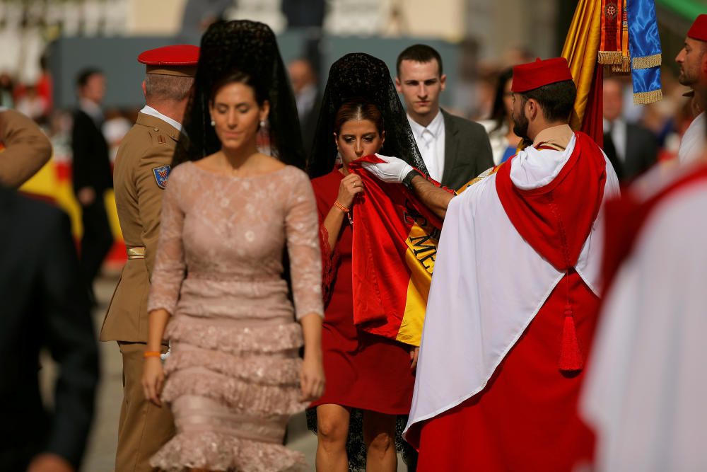 Jura de Bandera con los Regulares en Vélez Málaga