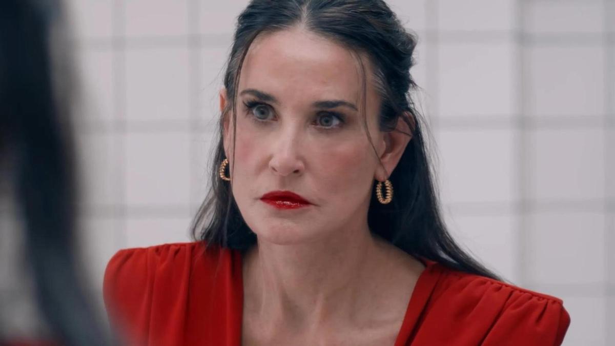 Demi Moore en 'La sustancia'.
