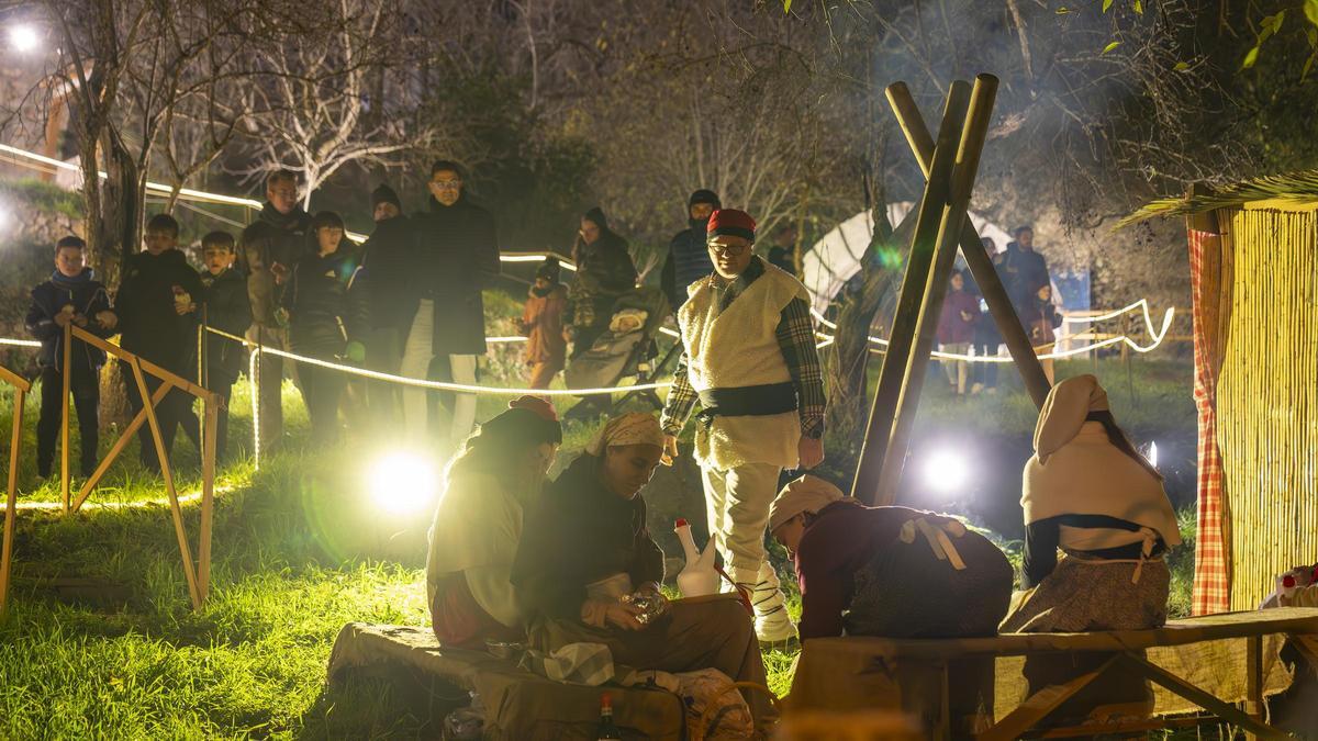 El pessebre vivent en una passada edició.