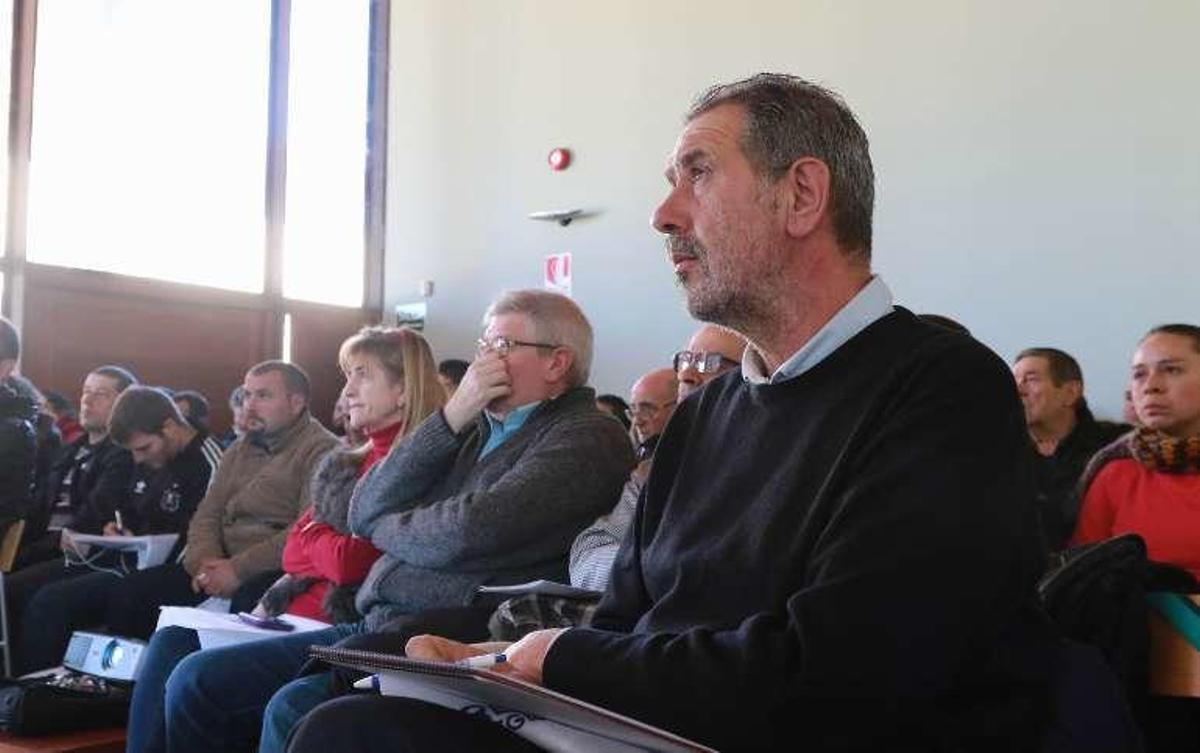 Juan Dúo, entre el público de las jornadas apícolas.