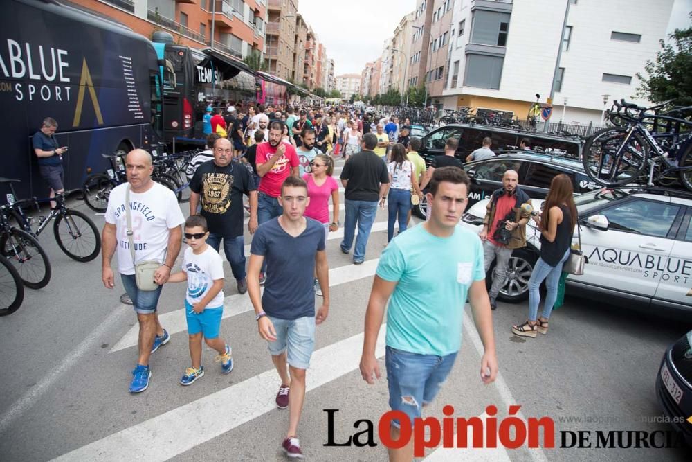 Vuelta ciclista a España: Salida en Caravaca